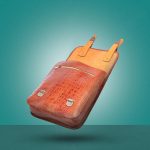 کیف دانشجویی چرم طبیعی مدل آناویز چرم(کروکو) - Image 8