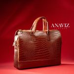 کیف اداری چرم طبیعی مدل آناویز چرم (کروکو) - Image 16
