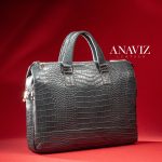 کیف اداری چرم طبیعی مدل آناویز چرم (کروکو) - Image 20
