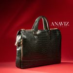 کیف اداری چرم طبیعی مدل آناویز چرم (کروکو) - Image 4