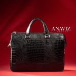 کیف اداری چرم طبیعی مدل آناویز چرم (کروکو) - Image 7