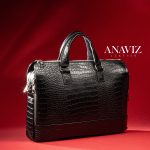 کیف اداری چرم طبیعی مدل آناویز چرم (کروکو) - Image 8