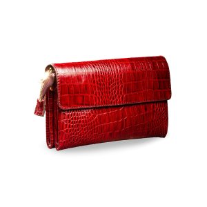 کیف زنانه چرم طبیعی مدل آناویز چرم